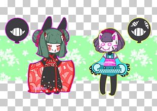 Cartoon Pink M Character PNG