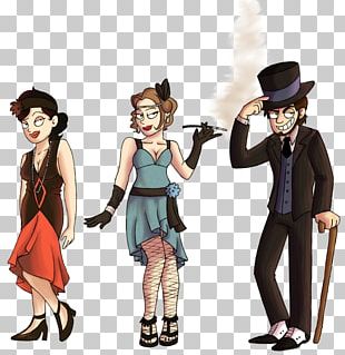 1920s Roaring Twenties Cartoon Drawing PNG