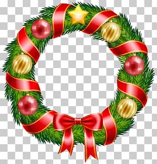 christmas wreath clip art free