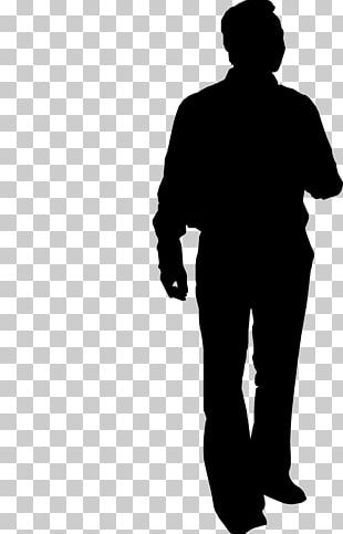 Silhouette Homo Sapiens Human Figure Black And White PNG, Clipart ...