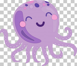 Octopus Giant Pacific Octopus Cartoon Octopus Yellow PNG, Clipart ...