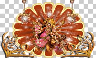 Durga Puja Goddess Wordzz PNG