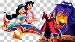 Linda Larkin Princess Jasmine The Magic Carpets Of Aladdin Genie PNG ...
