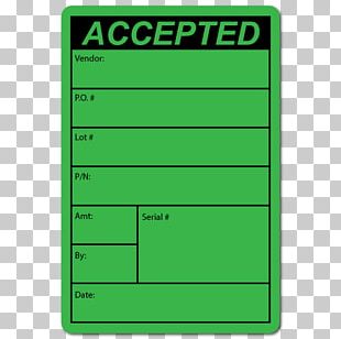 Quality Control Sticker Label PNG