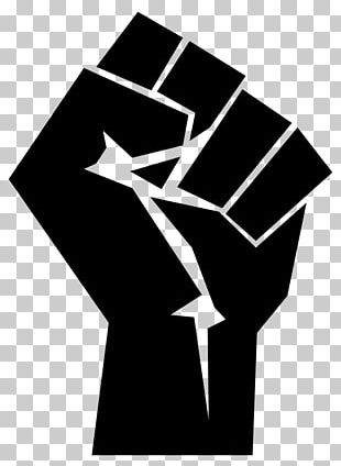 Black Power Raised Fist Black Panther Party African American PNG ...