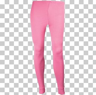 Leggings Waist Pants Pink M PNG