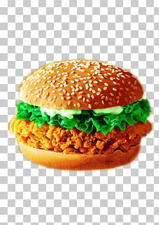 KFC Hamburger Cheeseburger Fried Chicken Chicken Sandwich PNG, Clipart ...