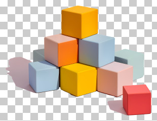 Building Blocks - Colorful Toy Blocks PNG