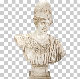 Winged Victory Of Samothrace Bust Marble Sculpture Athena Parthenos Statue PNG