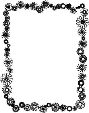 Flower Black And White PNG, Clipart, Area, Art, Black, Black And White ...