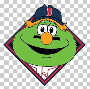 Wally the Green Monster, grunge art, mascot, Boston Red Sox