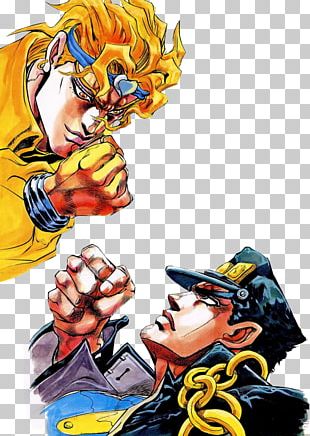 Jotaro Kujo Dio Brando JoJo's Bizarre Adventure Drawing Stand PNG ...