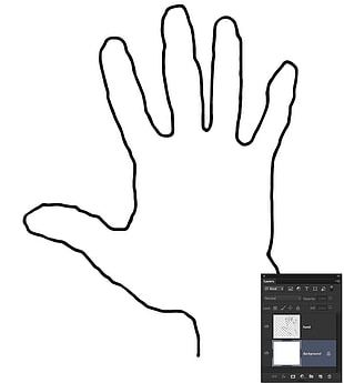 Outline Of Hands Png Images Outline Of Hands Clipart Free Download