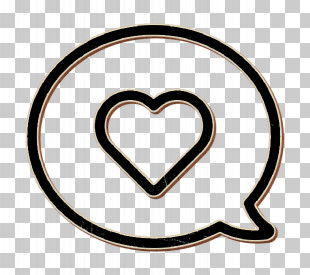 Speech Bubble Icon Heart Icon Interface Icon Assets Icon PNG