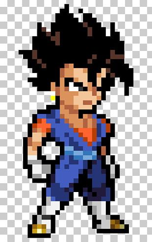 Goku Pixel Art Dragon Ball PNG, Clipart, Animated Film, Art, Arts ...