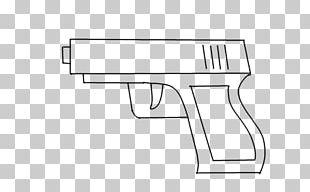 Gun Drawing Firearm PNG, Clipart, Automatic Firearm, Black And White ...