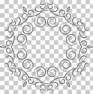 Flower Border Black And White Simple Design - Get Images Four