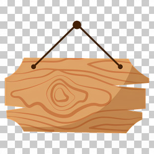 Wood Sign - Wooden Signboard Illustration PNG