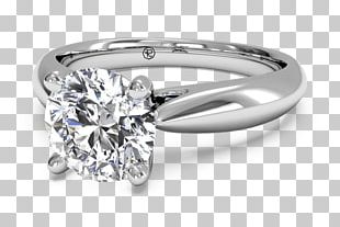 Engagement Ring Wedding Ring Solitaire Diamond PNG