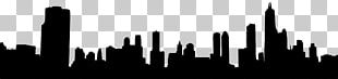 Black And White Skyline Silhouette Skyscraper PNG, Clipart, Angle, Art ...