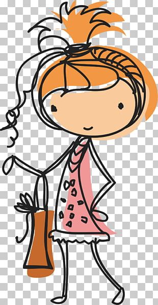 Free: Cartoon Girl Clipart Girl Png - Simple Girl Clipart 