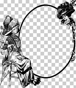 Black And White Line Art PNG