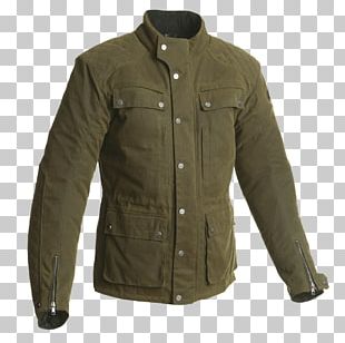 Waxed Cotton Leather Jacket Clothing Motorcycle PNG