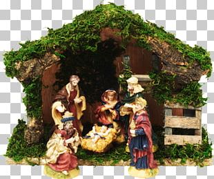 Christmas Tree Nativity Scene Volkhv PNG