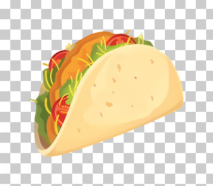 Taco - Taco Filled With Delicious Ingredients PNG