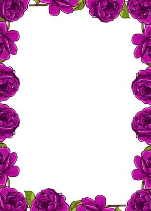 elegant purple page borders