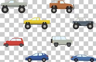 Cartoon Car Collection PNG