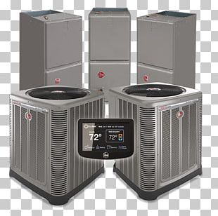 Furnace Air Conditioning Rheem HVAC Heat Pump PNG