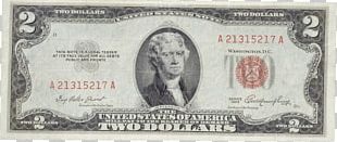 United States Two-dollar Bill United States Note United States One ...