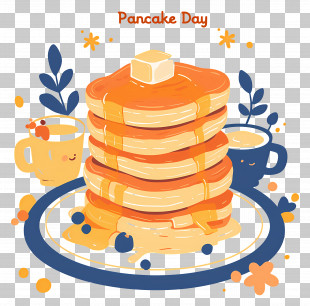 National Pancake Day - Pancake Day Illustration PNG