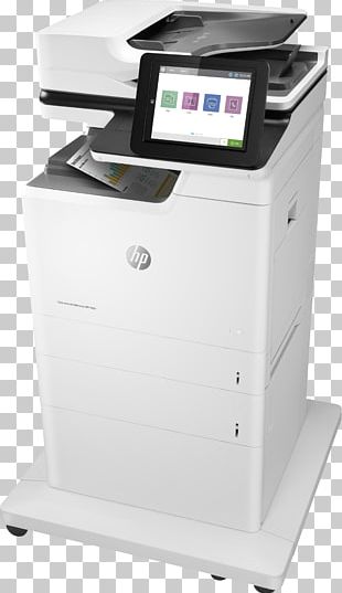 Hewlett-Packard HP LaserJet Enterprise Flow M681f Color Multifunction Printer HP (Canada) ML Color LaserJet ENT MFP J8A10A#BGJ HP Color LaserJet Enterprise MFP M681f Multi-function Printer PNG
