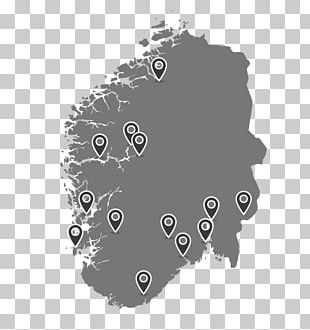 Norway Illustration Map Stock Photography PNG