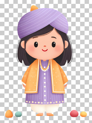 India Child Celebration Sweets - Cute Kid In Traditional Turban PNG