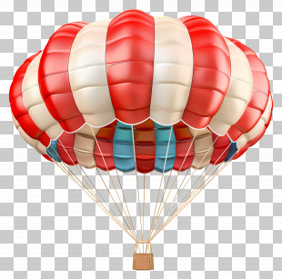 Parachute - Colorful Parachute For Sky Adventures PNG