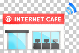 Icon - Internet Cafe Illustration With Wifi Connectivity PNG