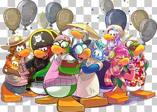 Club Penguin YouTube Blog Party PNG