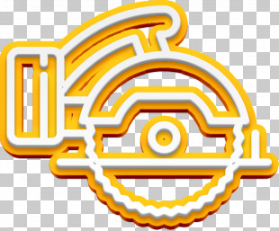 Carpentry DIY Tools Icon Circular Saw Icon Cut Icon PNG