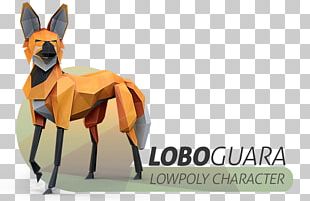 Dog Breed Low Poly Maned Wolf Illustrator PNG