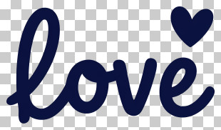 Love Script Word PNG